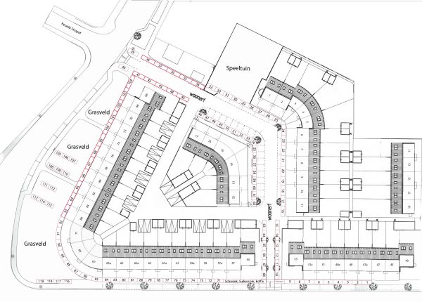 Plattegrond wijk Lavendel